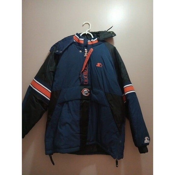 *Starter Jacket* 90s Chicago Bears Proline Starter Jacket Size L - Picture 1 of 5